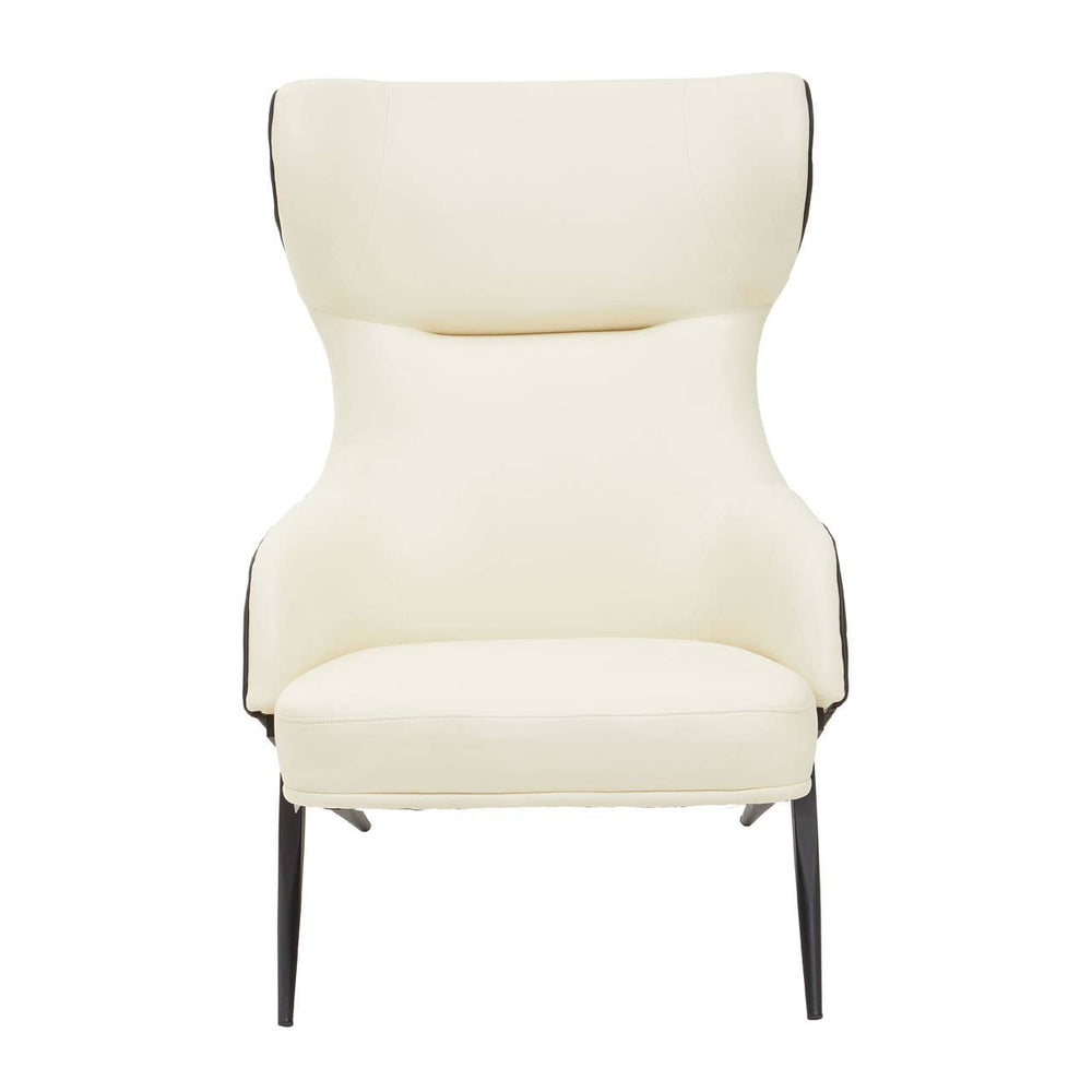 Ivory Wingback Armchair