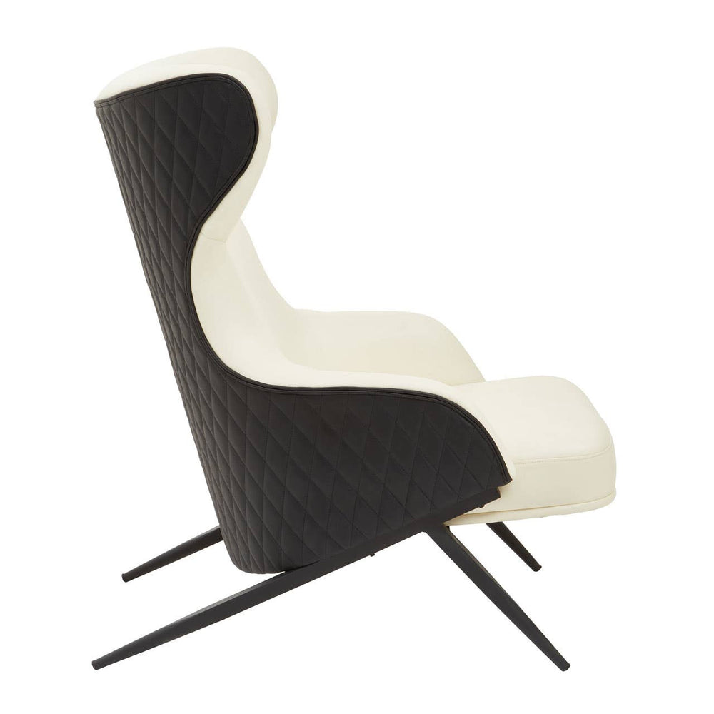 Ivory Wingback Armchair
