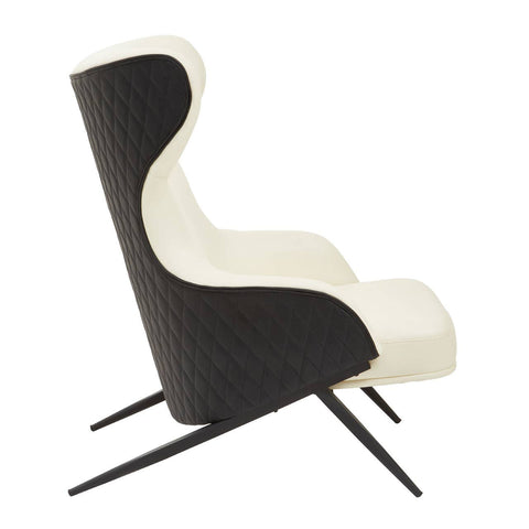 Ivory Wingback Armchair