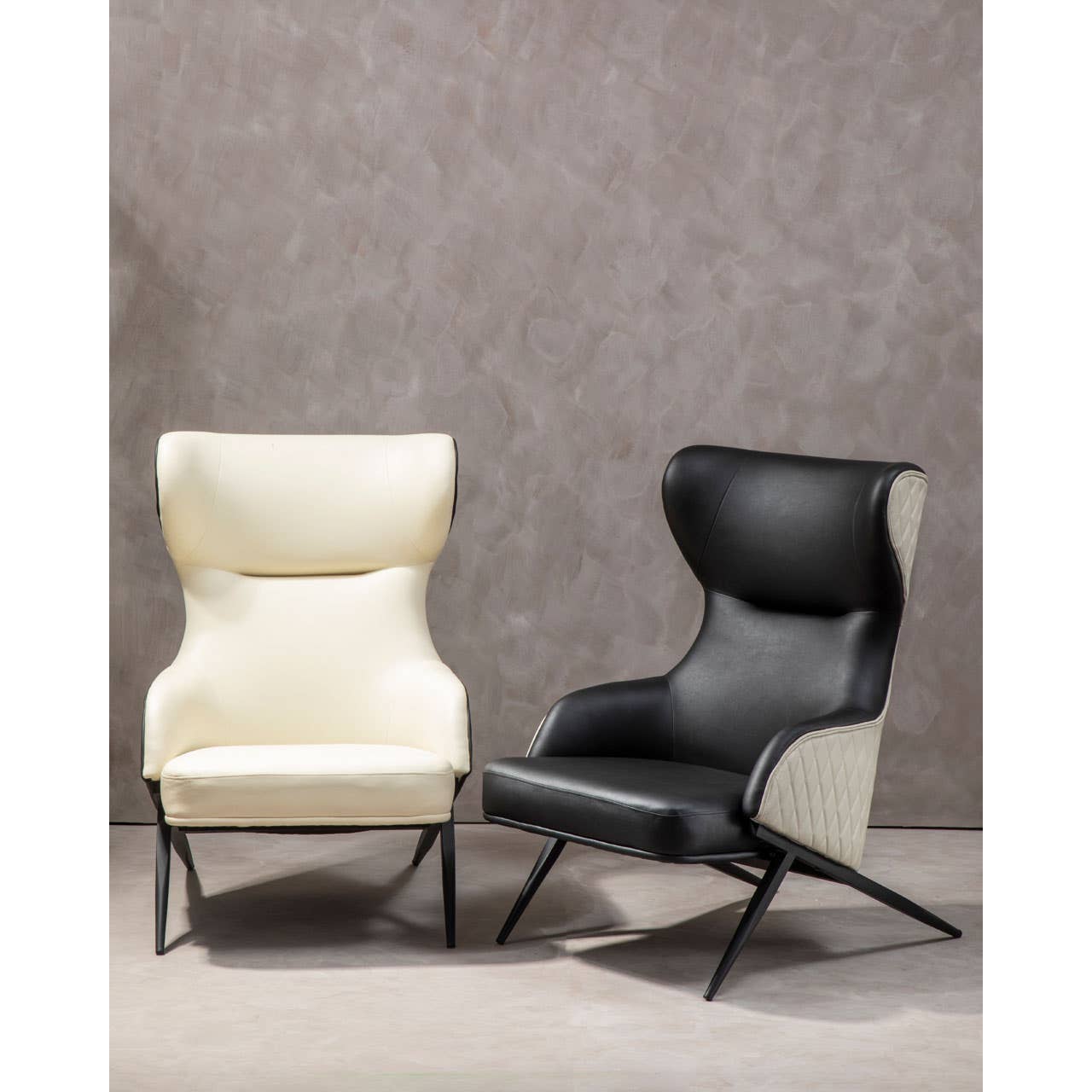 Ivory Wingback Armchair