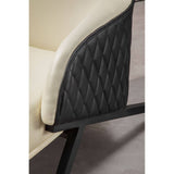 Ivory Wingback Armchair