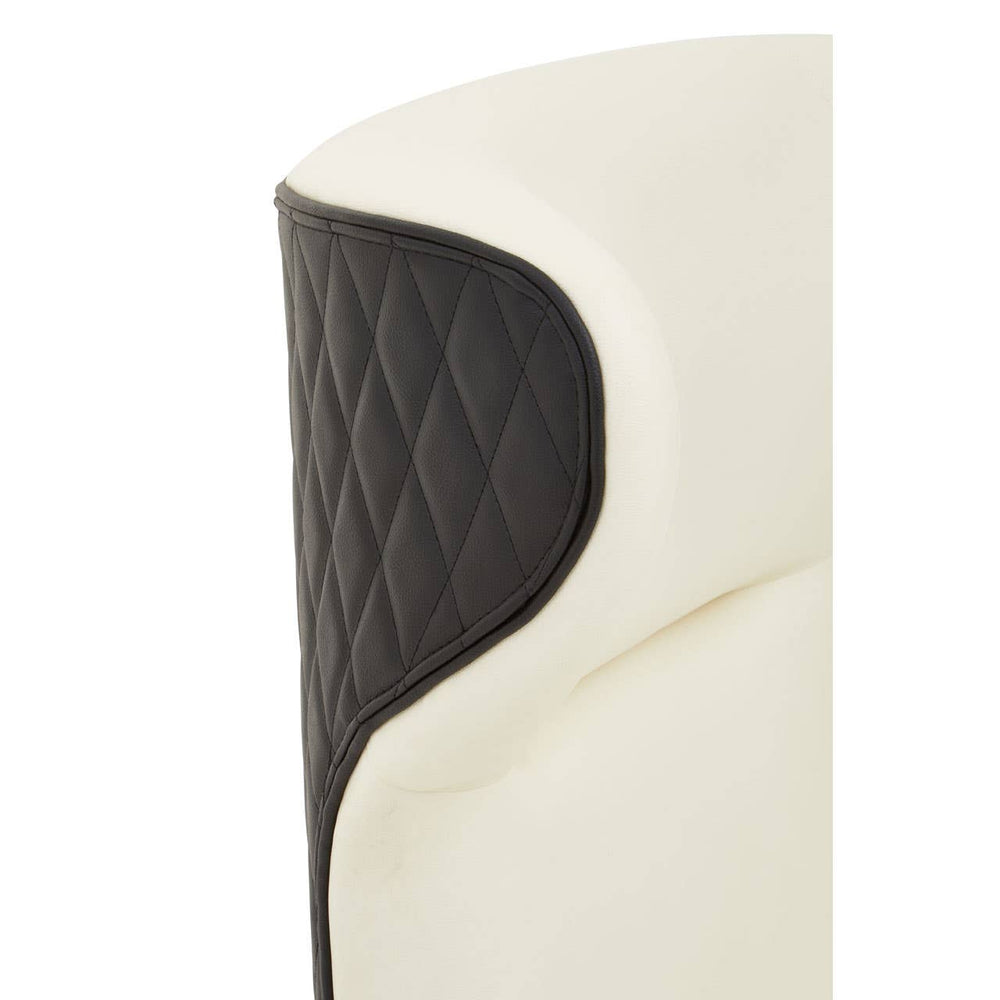Ivory Wingback Armchair