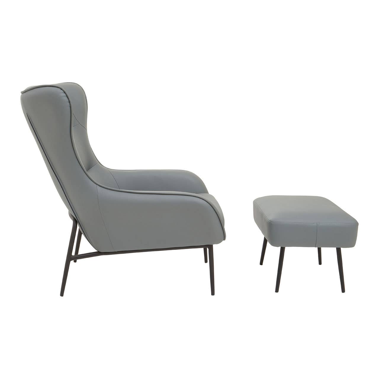 Modern Wingback Chair Set