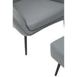 Modern Wingback Chair Set