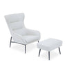 Modern Wingback Chair Set