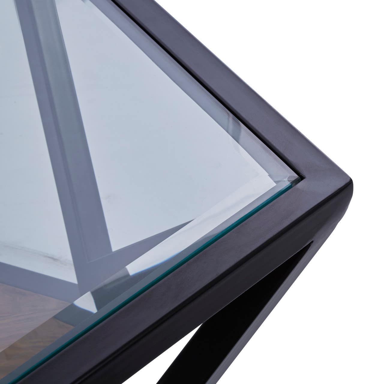 Pentagon Glass Coffee Table
