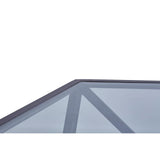 Pentagon Glass Coffee Table
