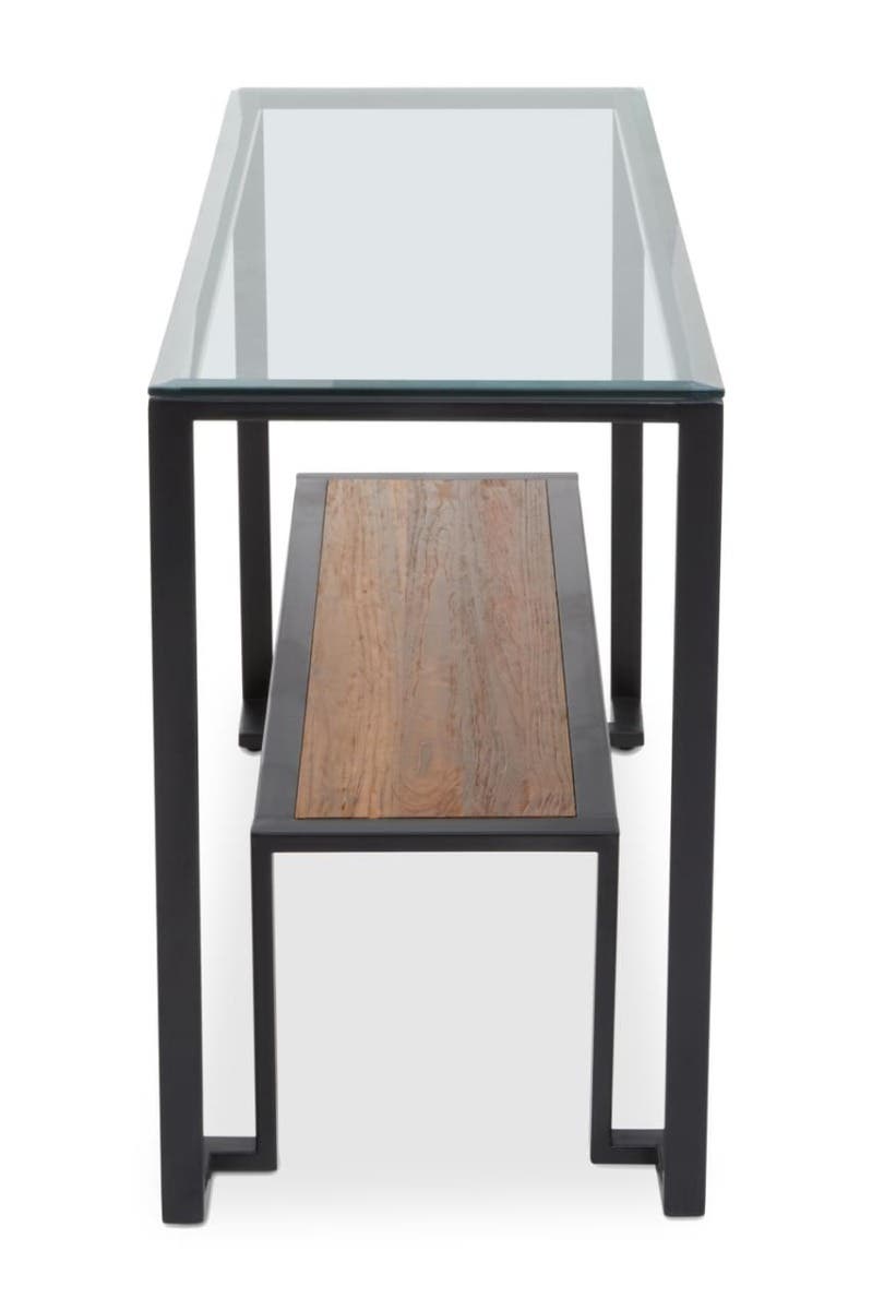 Roman Glass Console Table