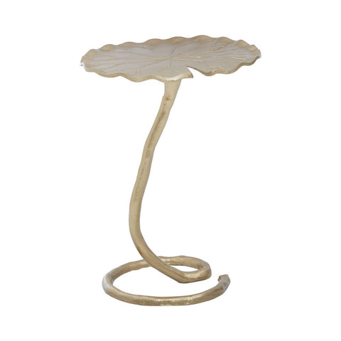 Floral Sculpted Side Table