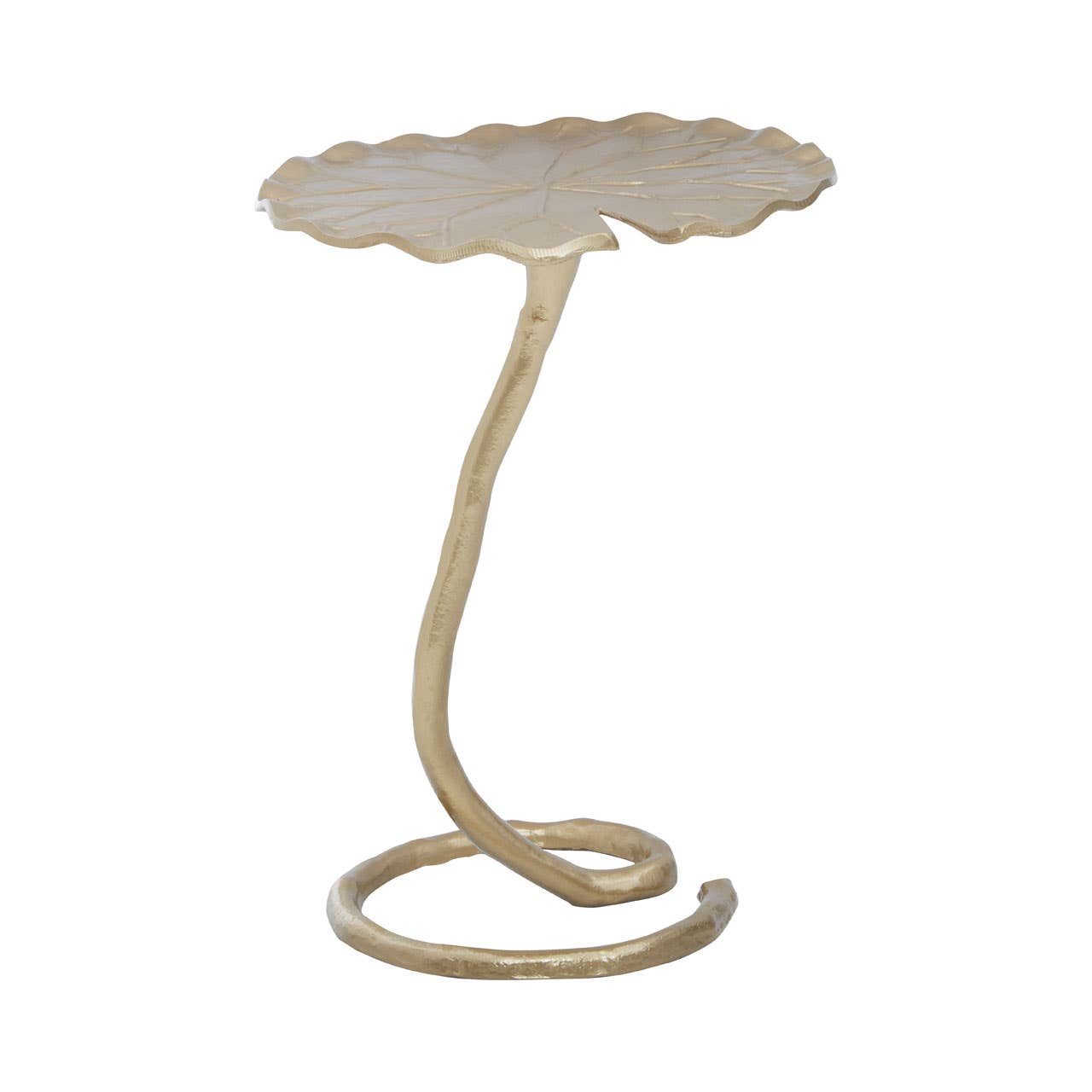 Floral Sculpted Side Table