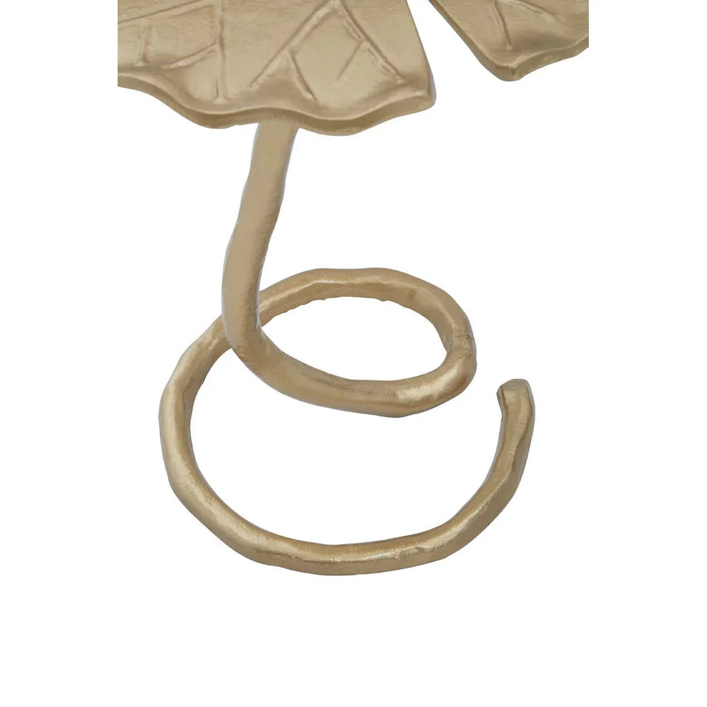 Floral Sculpted Side Table