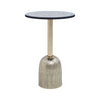 Golden Mosaic Accent Table