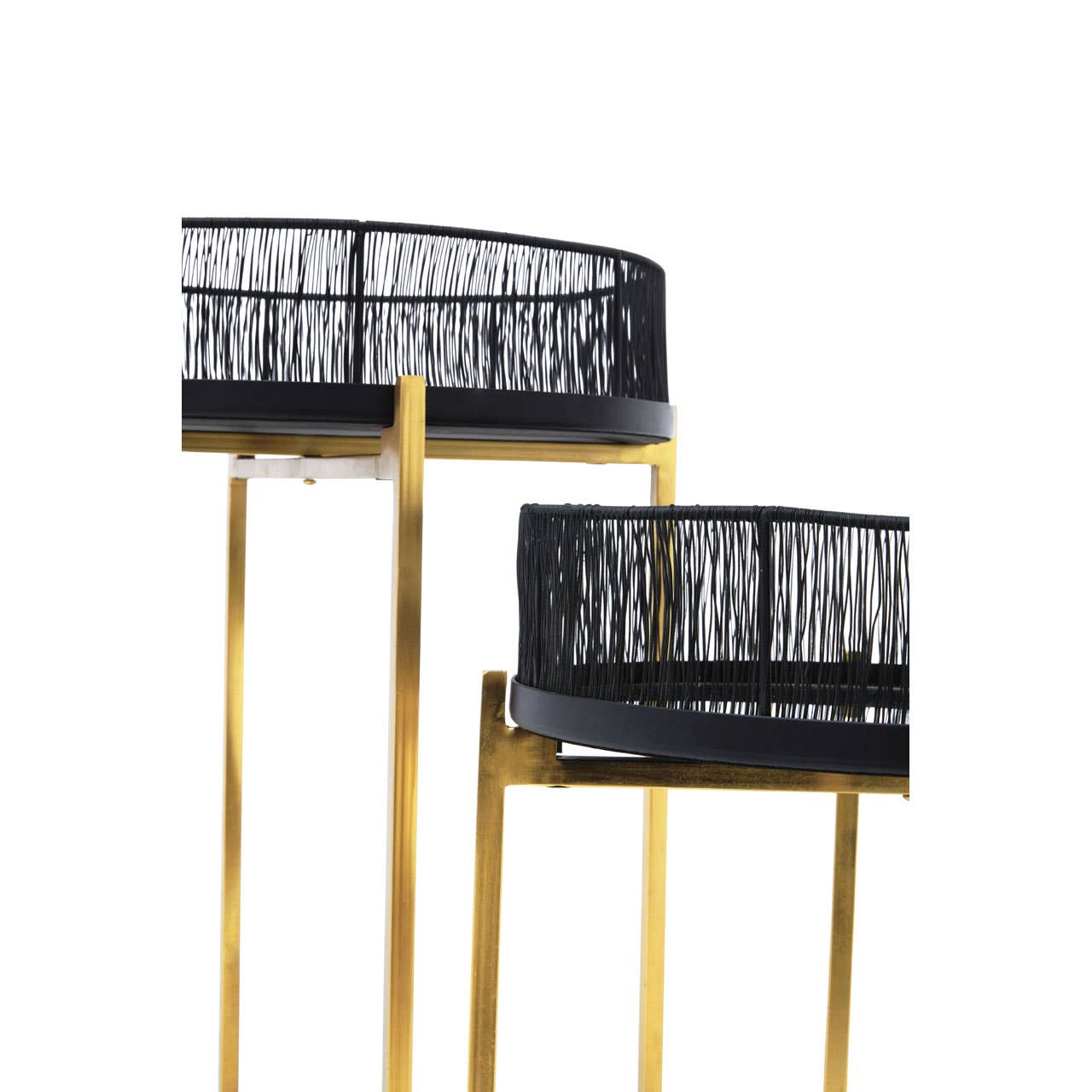 Enzo Black & Gold Tables