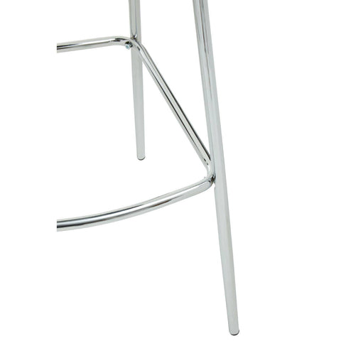 Luxe Black Velvet Bar Chair