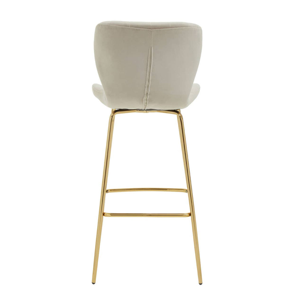 Luxe Velvet Gold Bar Chair