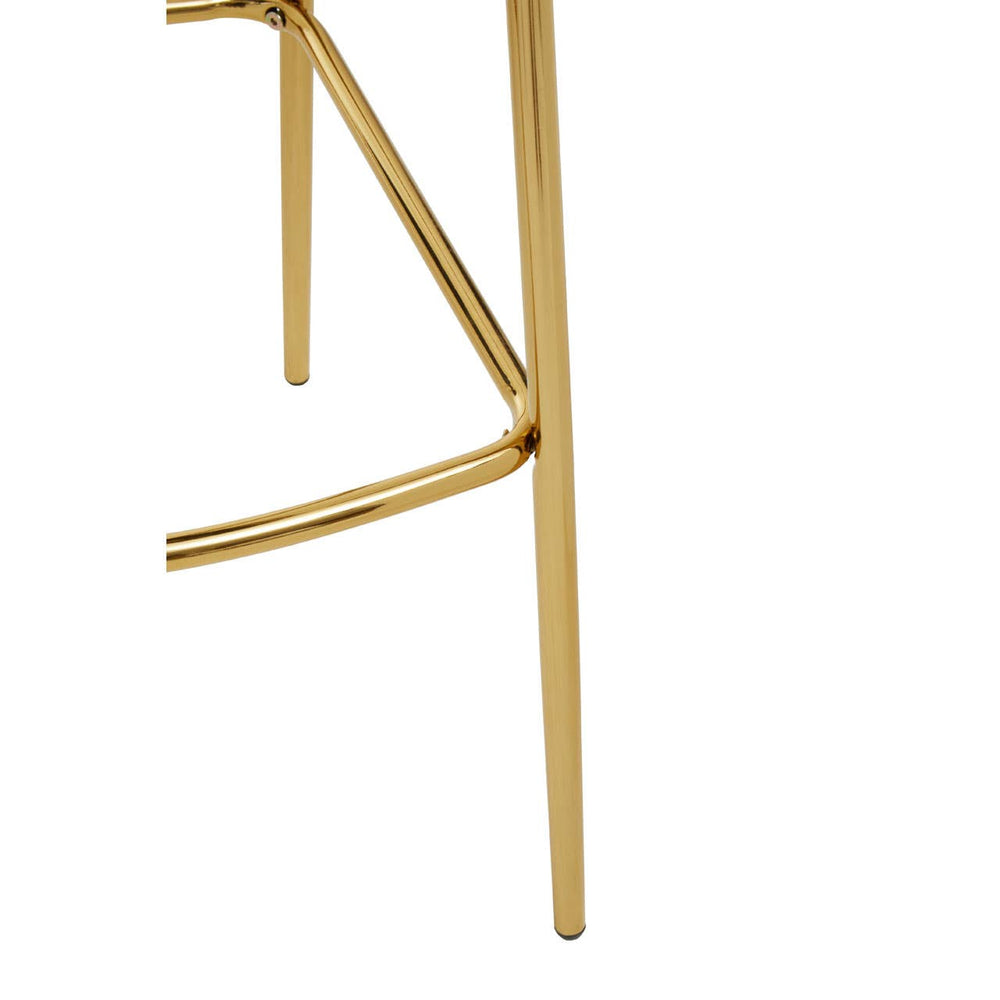 Luxe Velvet Gold Bar Chair