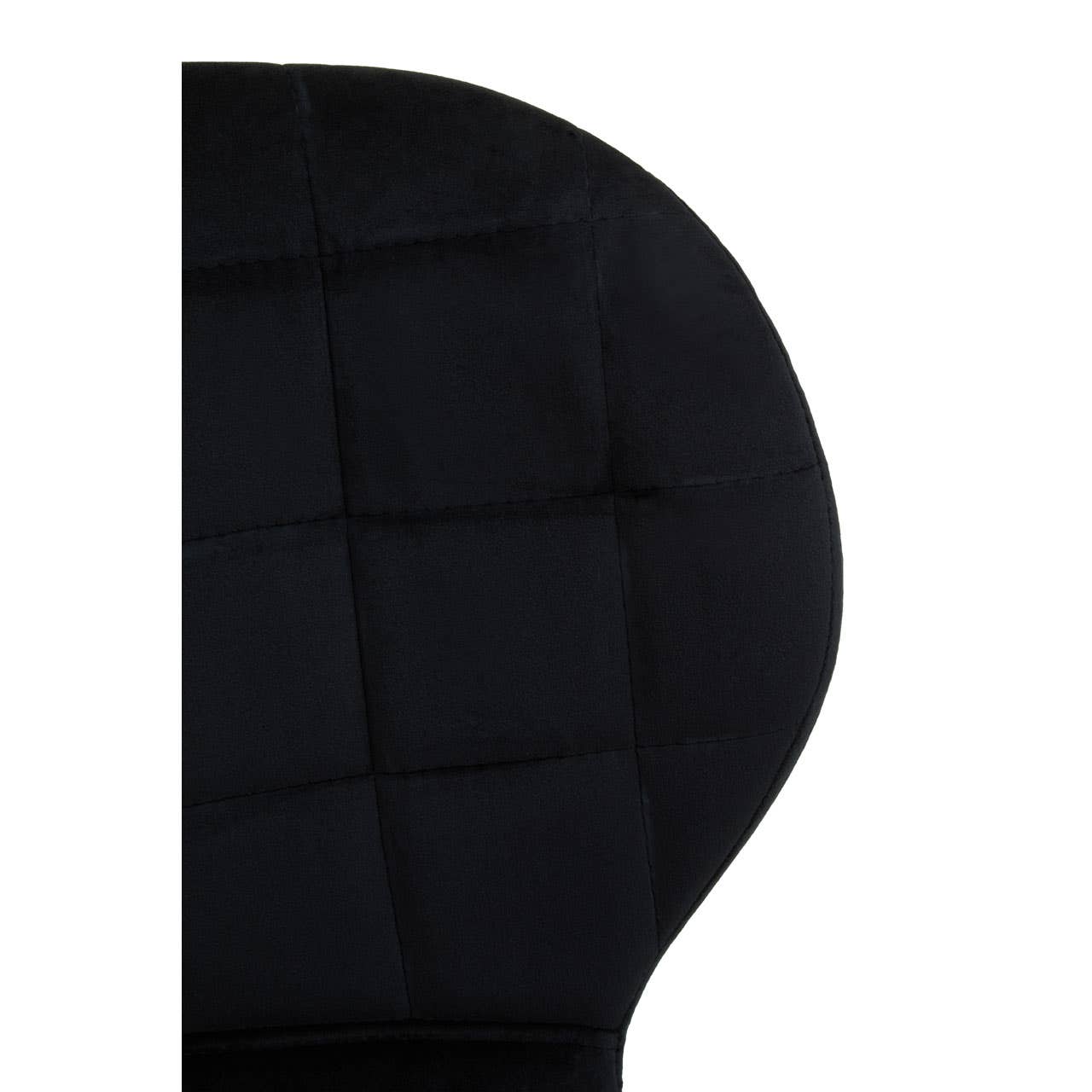 Luxe Black Velvet Dining Chair