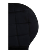 Luxe Black Velvet Dining Chair