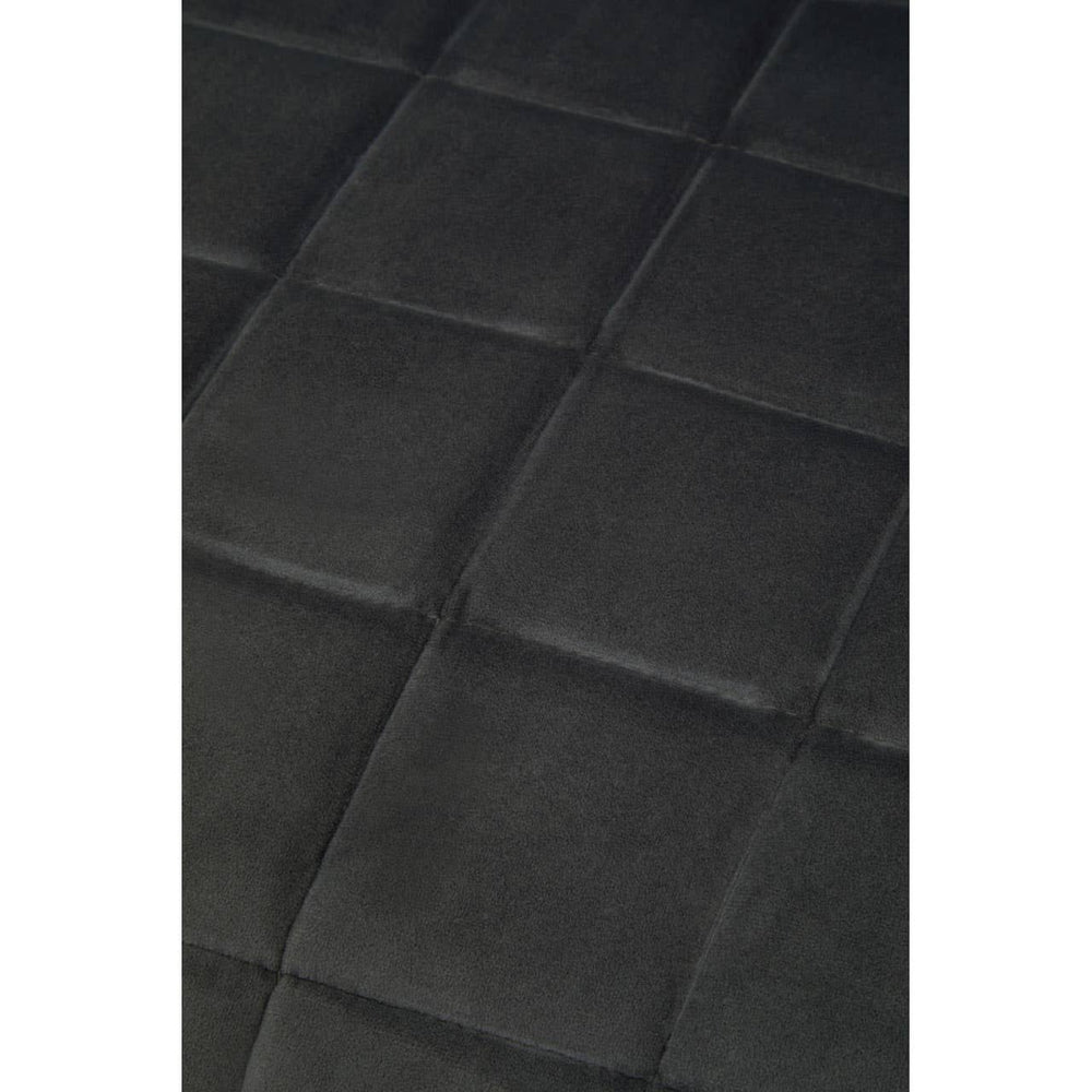 Luxe Grey Velvet Dining Chair