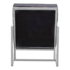 Luxe Black Velvet Accent Chair