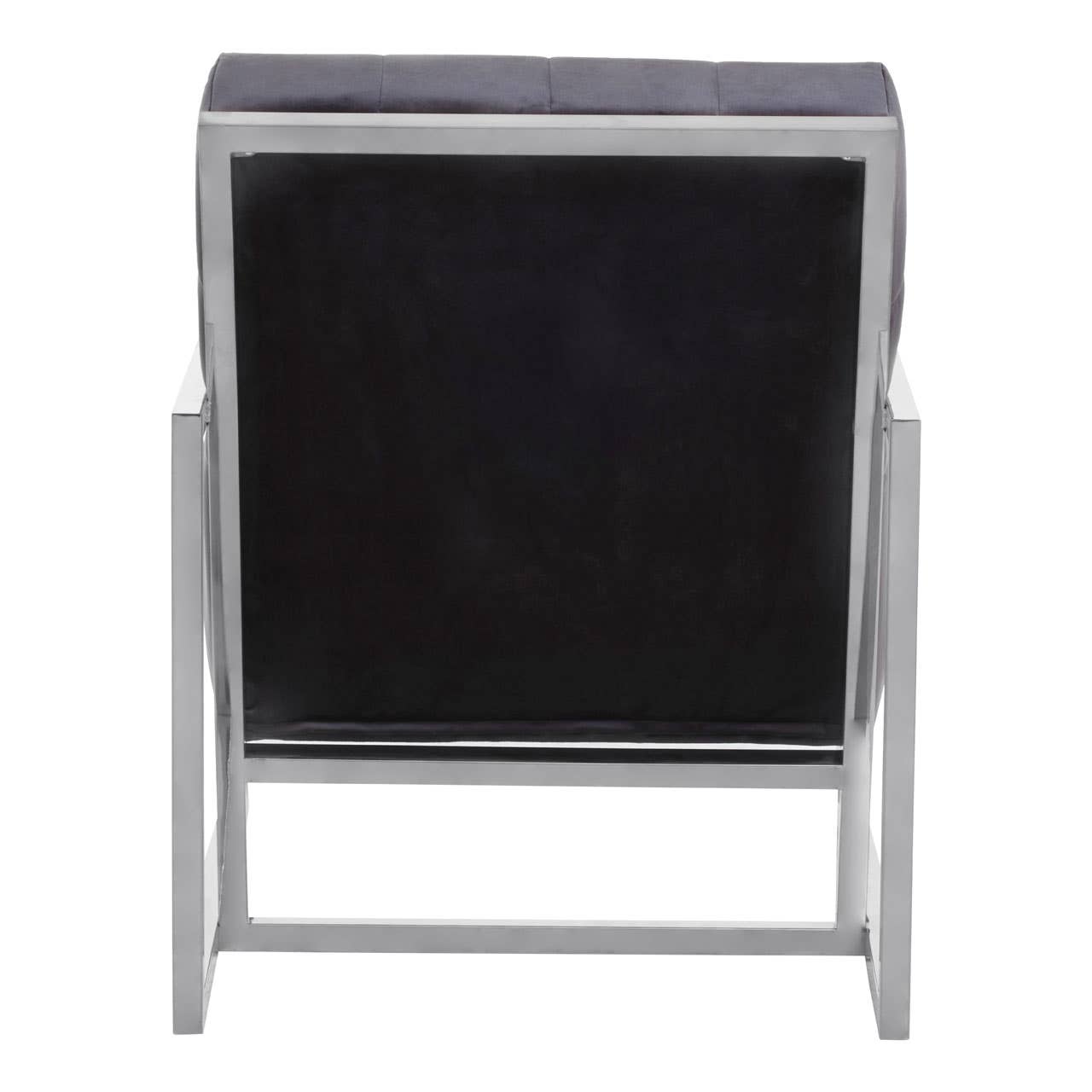 Luxe Black Velvet Accent Chair