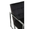 Luxe Black Velvet Accent Chair