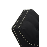 Modern Black Fabric Bench