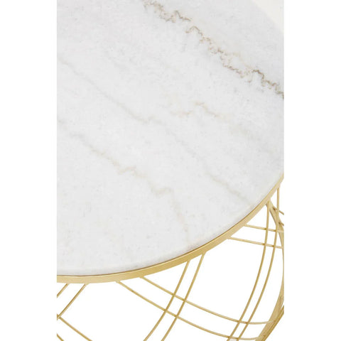 Luxe Marble Side Table Set
