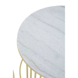 Marble & Gold Side Tables