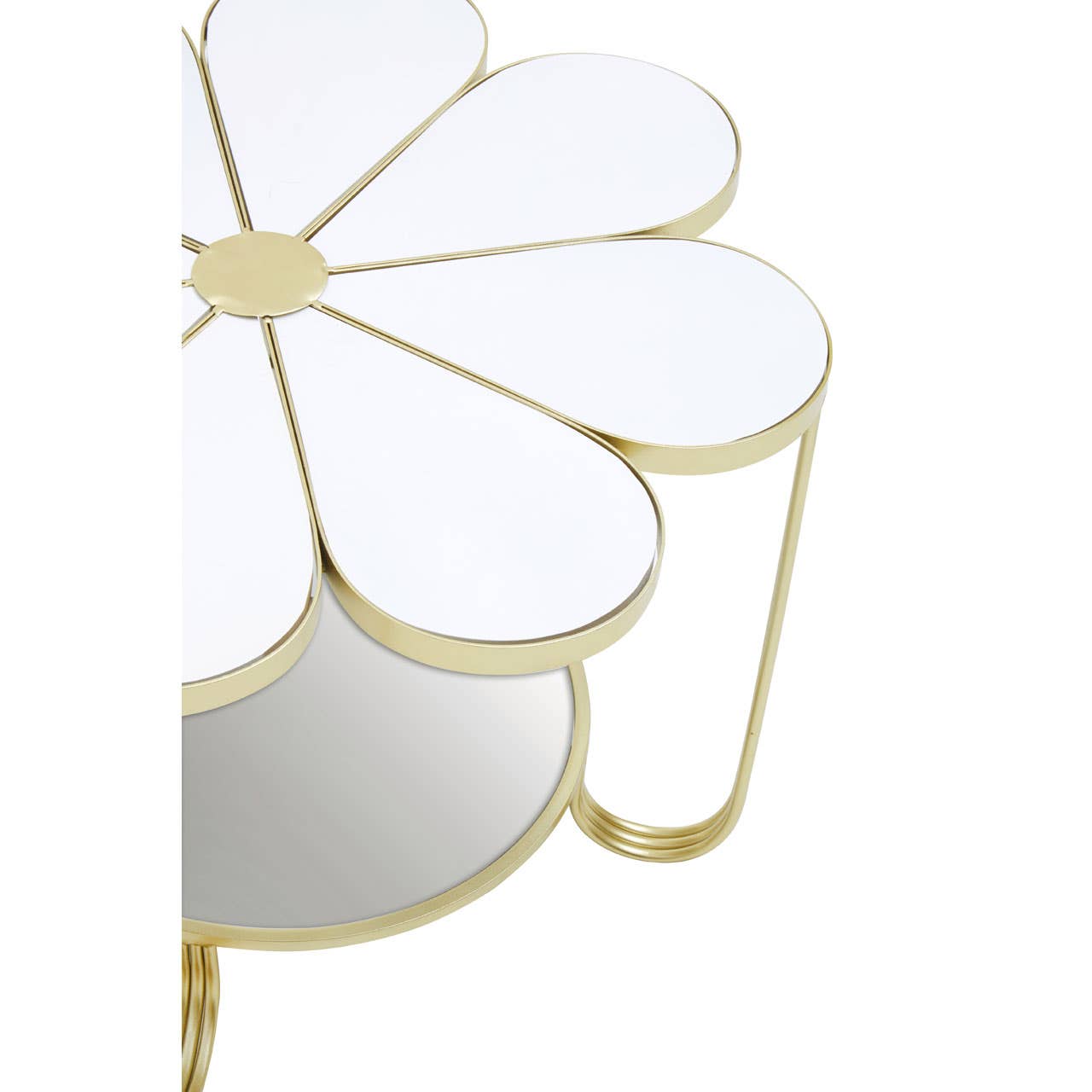 Blooming White Petal Table