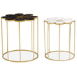 Modern Flower Petal Tables Duo