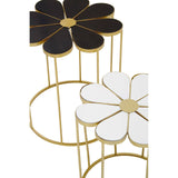 Modern Flower Petal Tables Duo