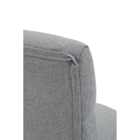 Sleek Grey Swivel Office Chair