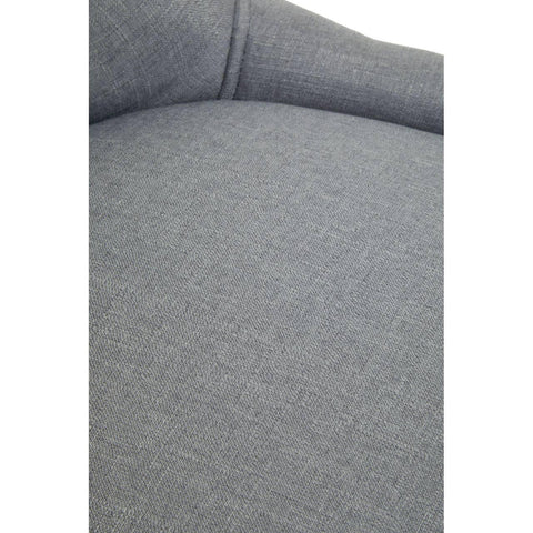 Sleek Grey Swivel Office Chair