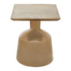 Golden Angular Iron Side Table
