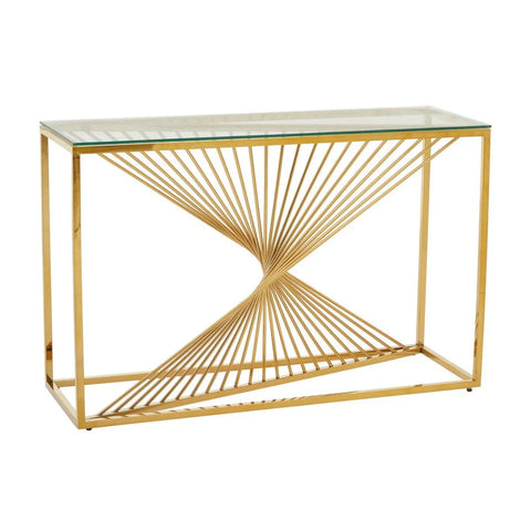 Golden Charm Console Table