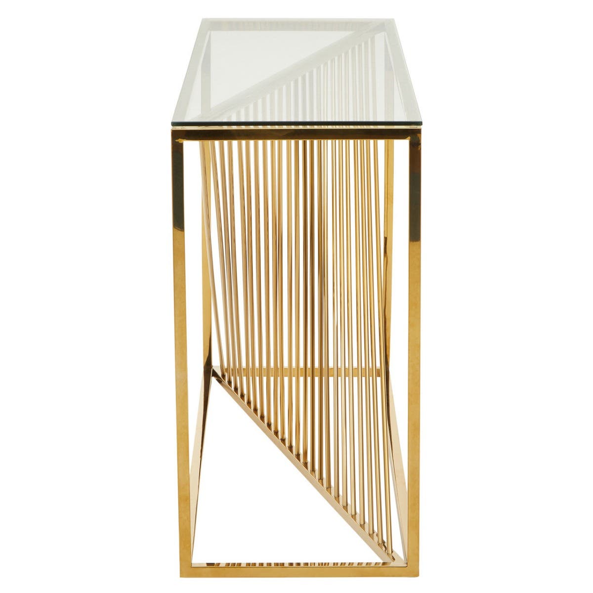 Golden Charm Console Table