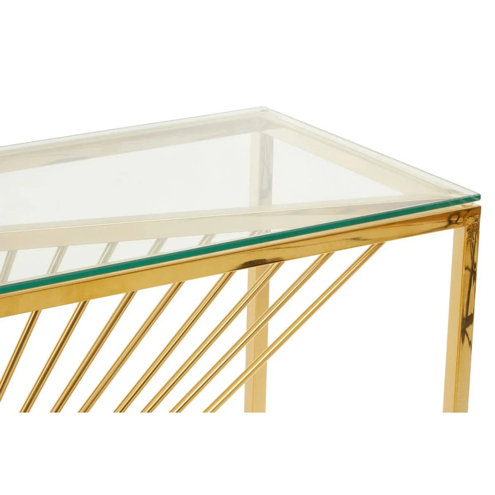 Golden Charm Console Table