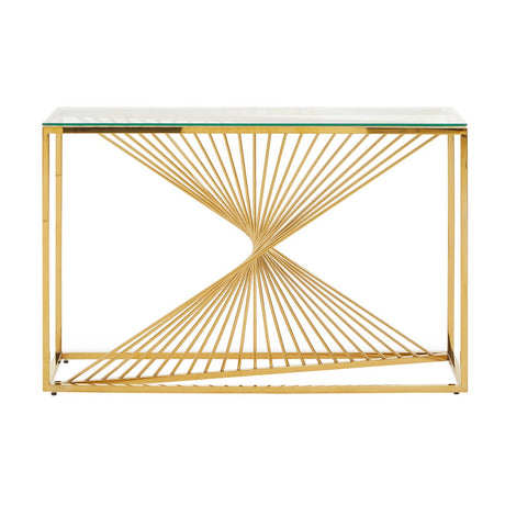 Golden Charm Console Table