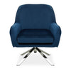 Luxe Midnight Velvet Accent Chair