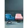 Luxe Midnight Velvet Accent Chair