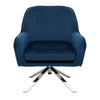 Luxe Midnight Velvet Accent Chair