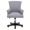 Sleek Grey Swivel Office Chair