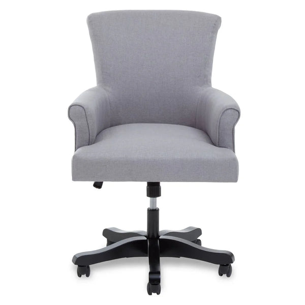 Sleek Grey Swivel Office Chair