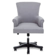 Sleek Grey Swivel Office Chair
