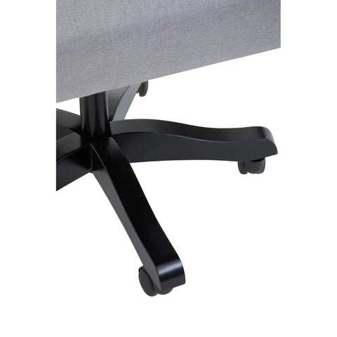 Sleek Grey Swivel Office Chair