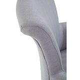 Sleek Grey Swivel Office Chair