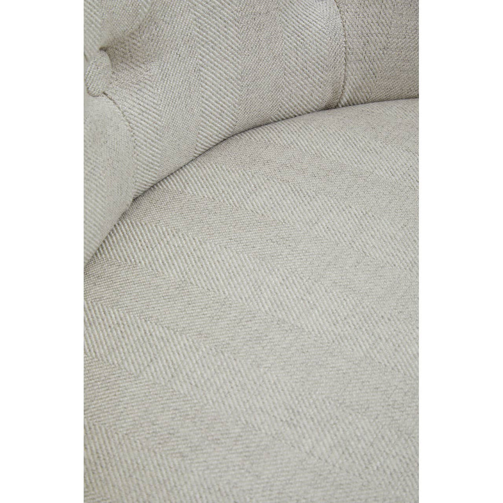 Winged Natural Fabric Office Chair