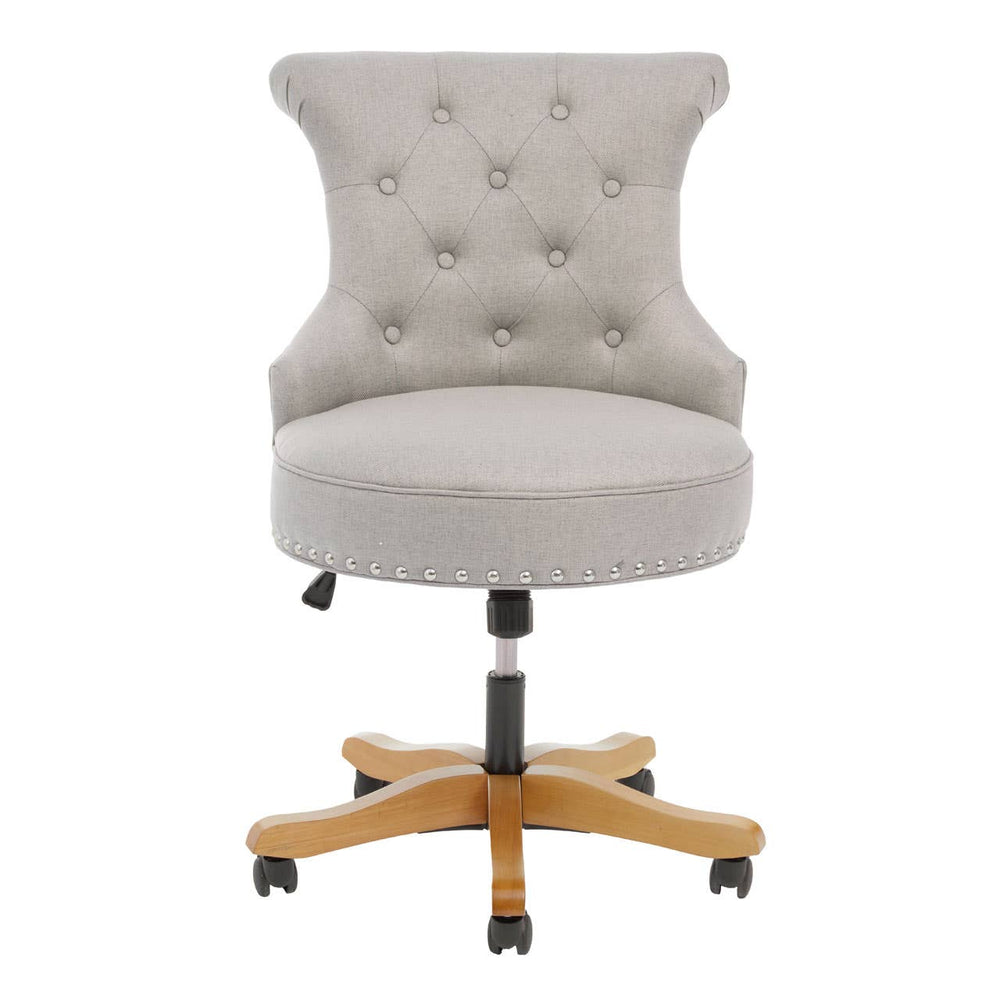Winged Natural Fabric Office Chair