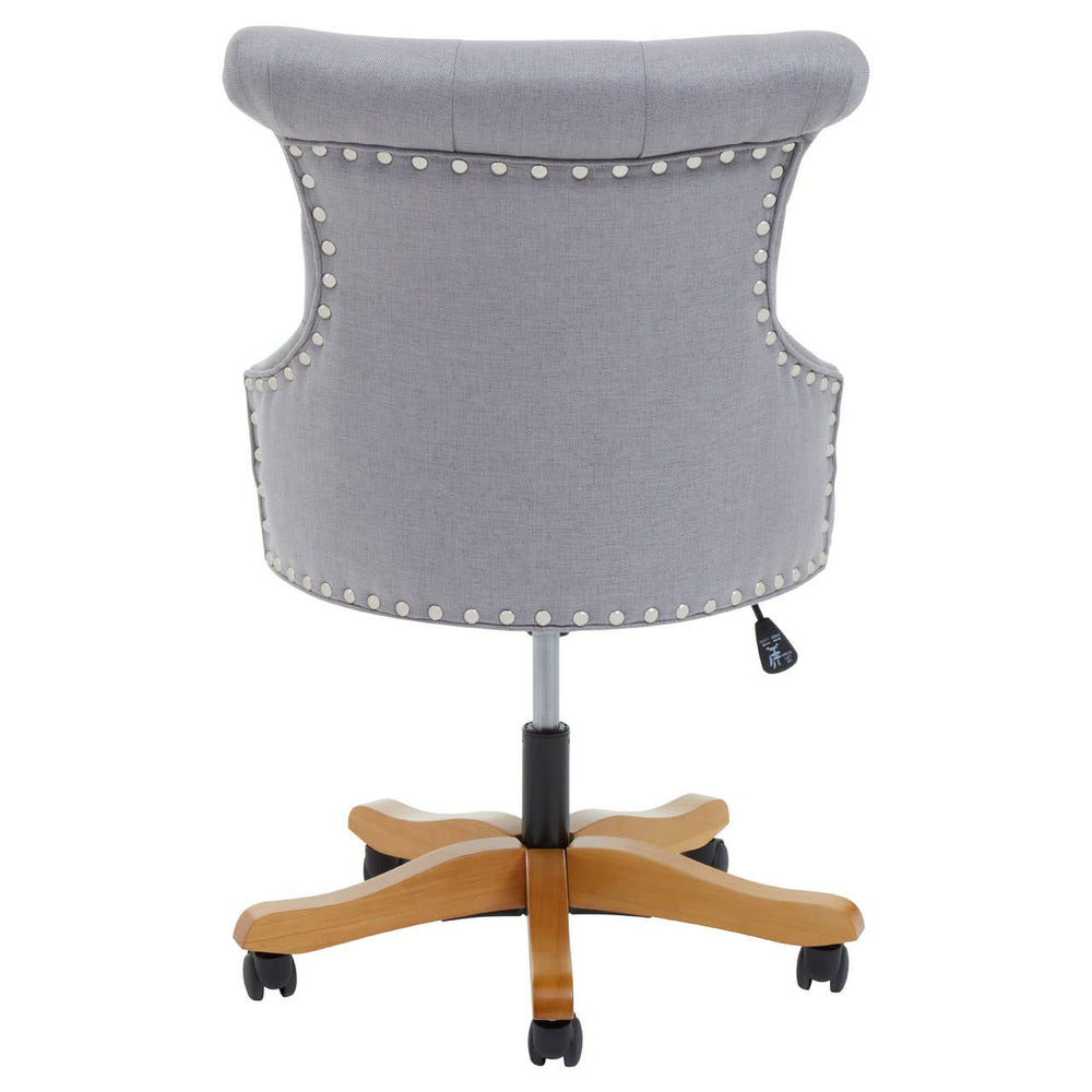 Grey Wingback Office Chair